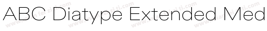 ABC Diatype Extended Medium Unlice字体转换